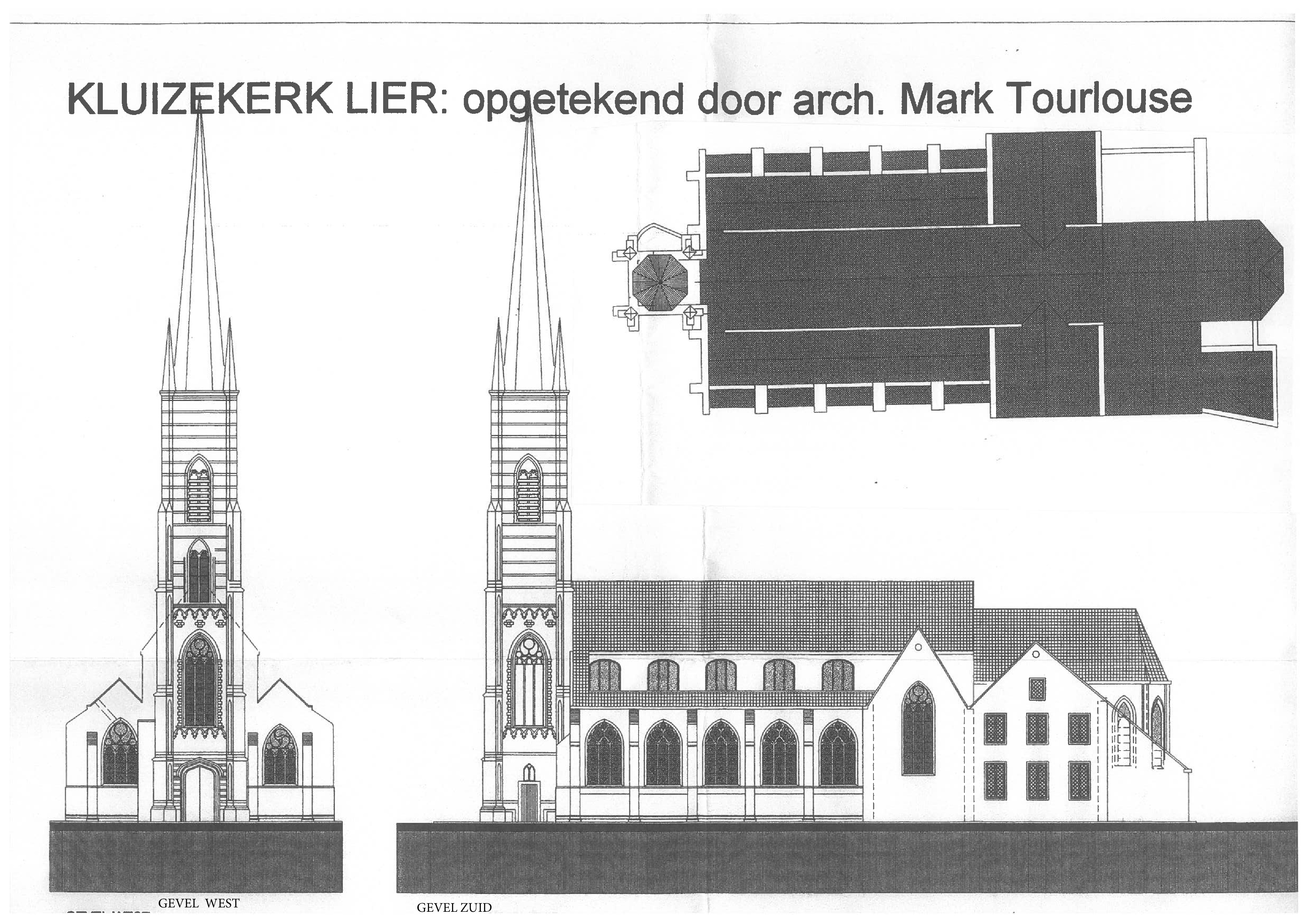 Kluizenkerk - Gevel West & Zuid